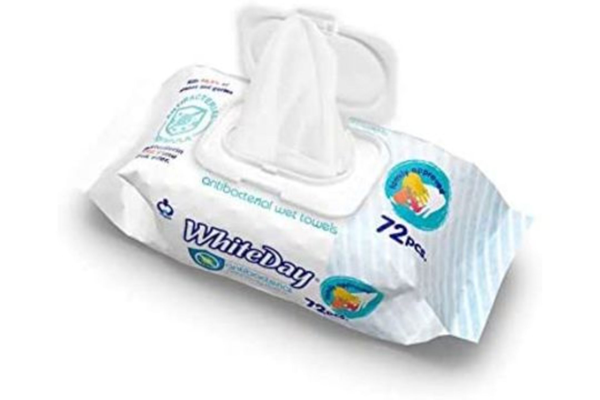 PALLET TO CONTAIN 864 X PACKS OF 72 WhiteDay Antibacterial Cleaning Wipes, All Purpose Hygienic - Image 2 of 2