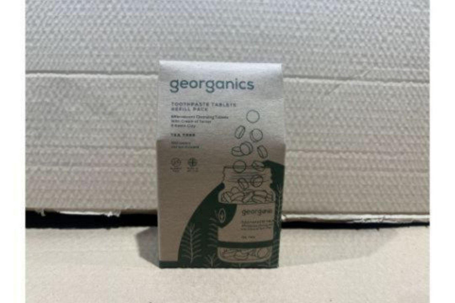50 X BRAND NEW GEORGANICS PACKS OF 720 TOOTHPASTE TABLETS REFILL PACKS RRP £26 EACH S2