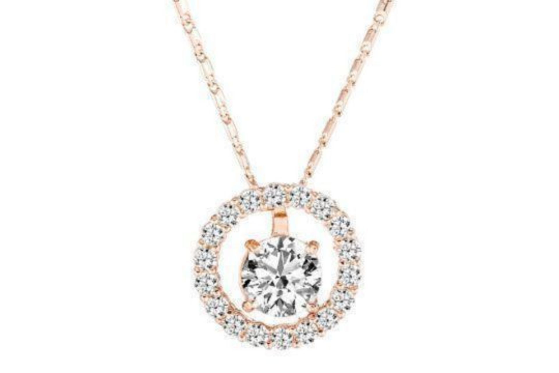 10 X BRAND NEW DIAMONDSTYLE LONDON SOLSTICE PENDANT IN ROSE GOLD WITH CERTIFICATION OF