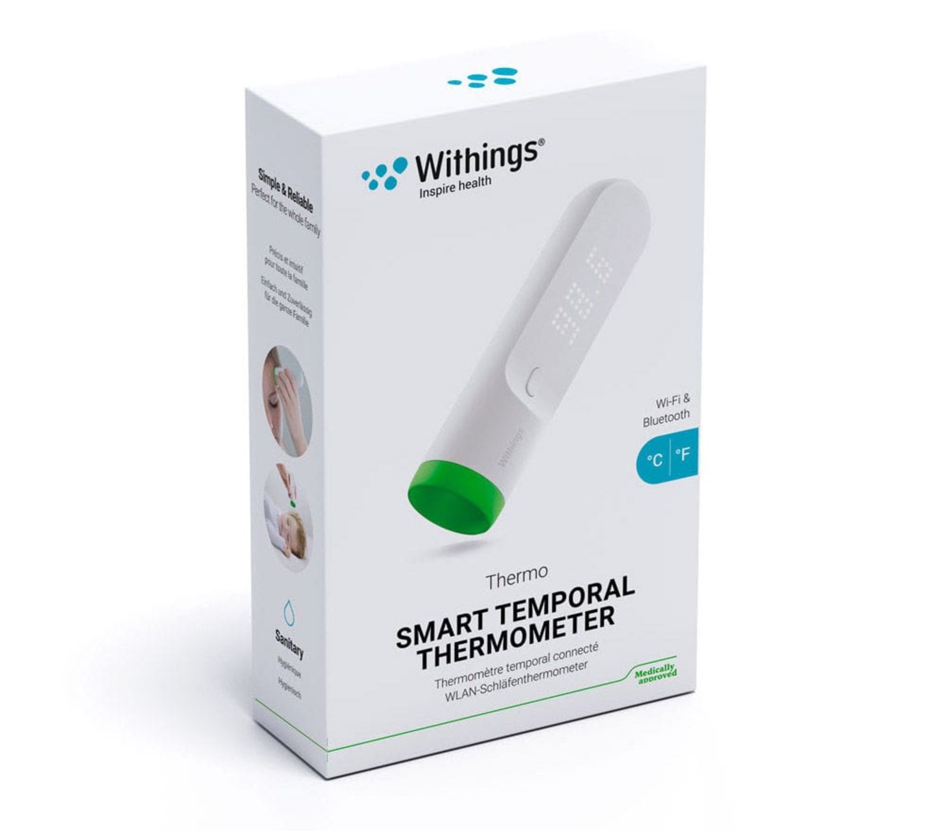 2 X BRAND NEW WITHINGS THERMO SMART TEMPORAL THERMOMETERS RRP £119 EACH R9.7