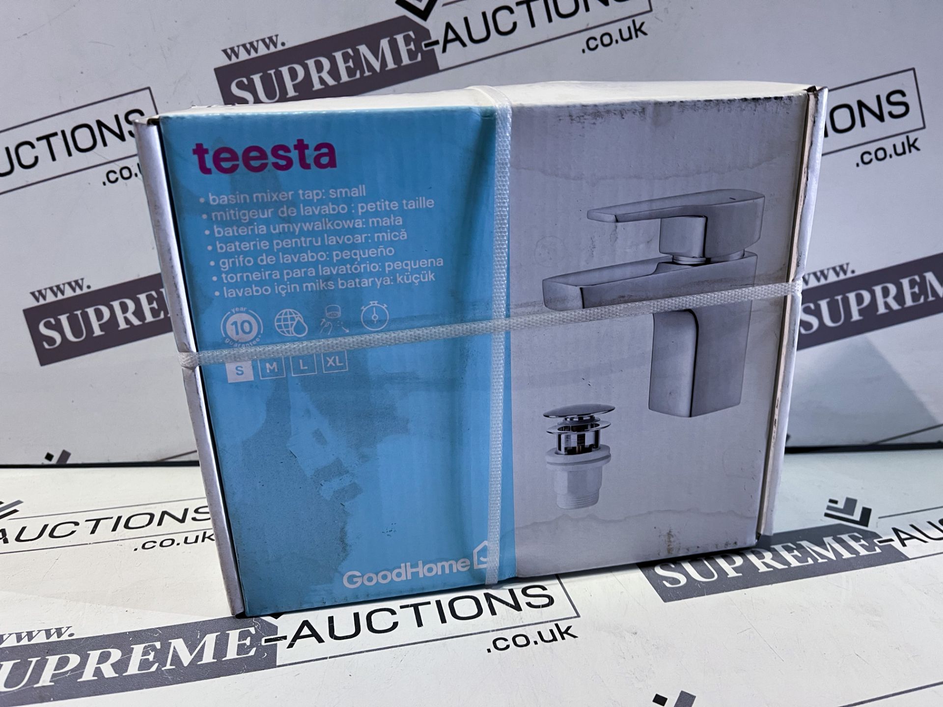8x GOODHOME TEESTA Basin Mixer Tap. RRP £52 Each. (PCK3). This Teesta basin mixer is easy to fit