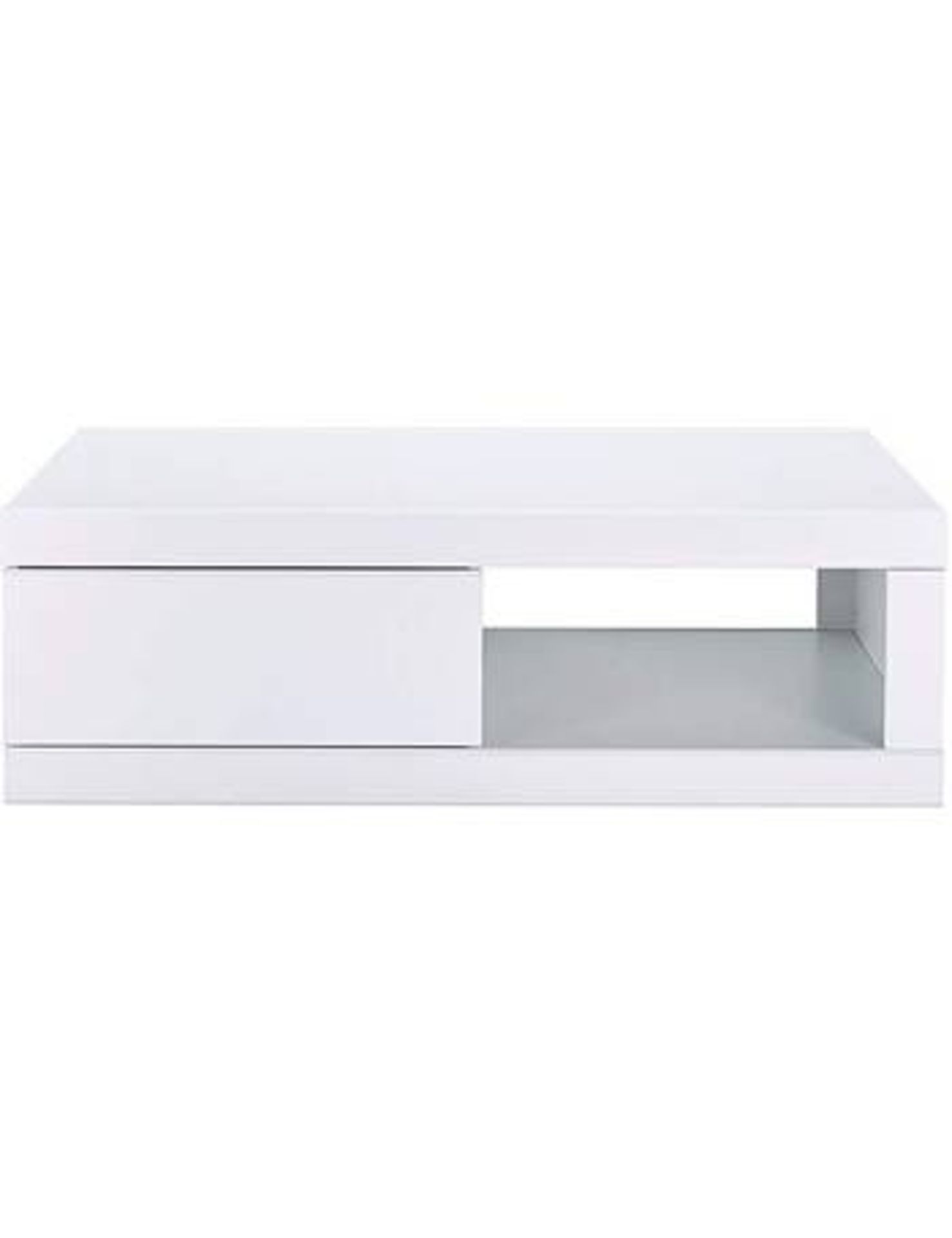 JD Williams Halo Coffee Table - White - SR4