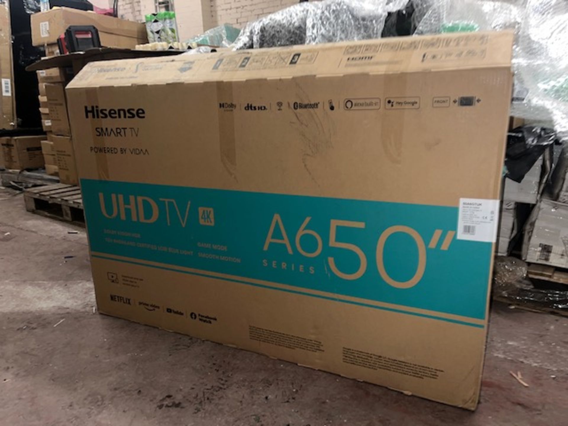 HISENSE 50 INCH A6 SERIES UHD 4K SMART TV