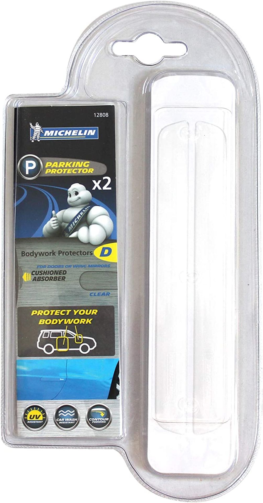 96 X BRAND NEW MICHELIN TRANSPARENT STRIP 15CM PARKING PROTECTORS R16-9