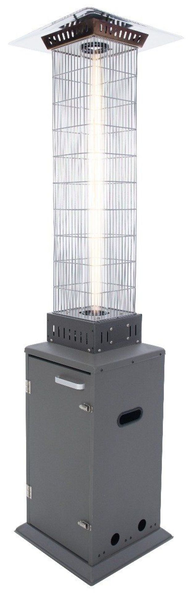 Trade lot to include 4 x Brand New The Sunred Atria Flame Torch Gas Heater Grey RRP £499 is a high