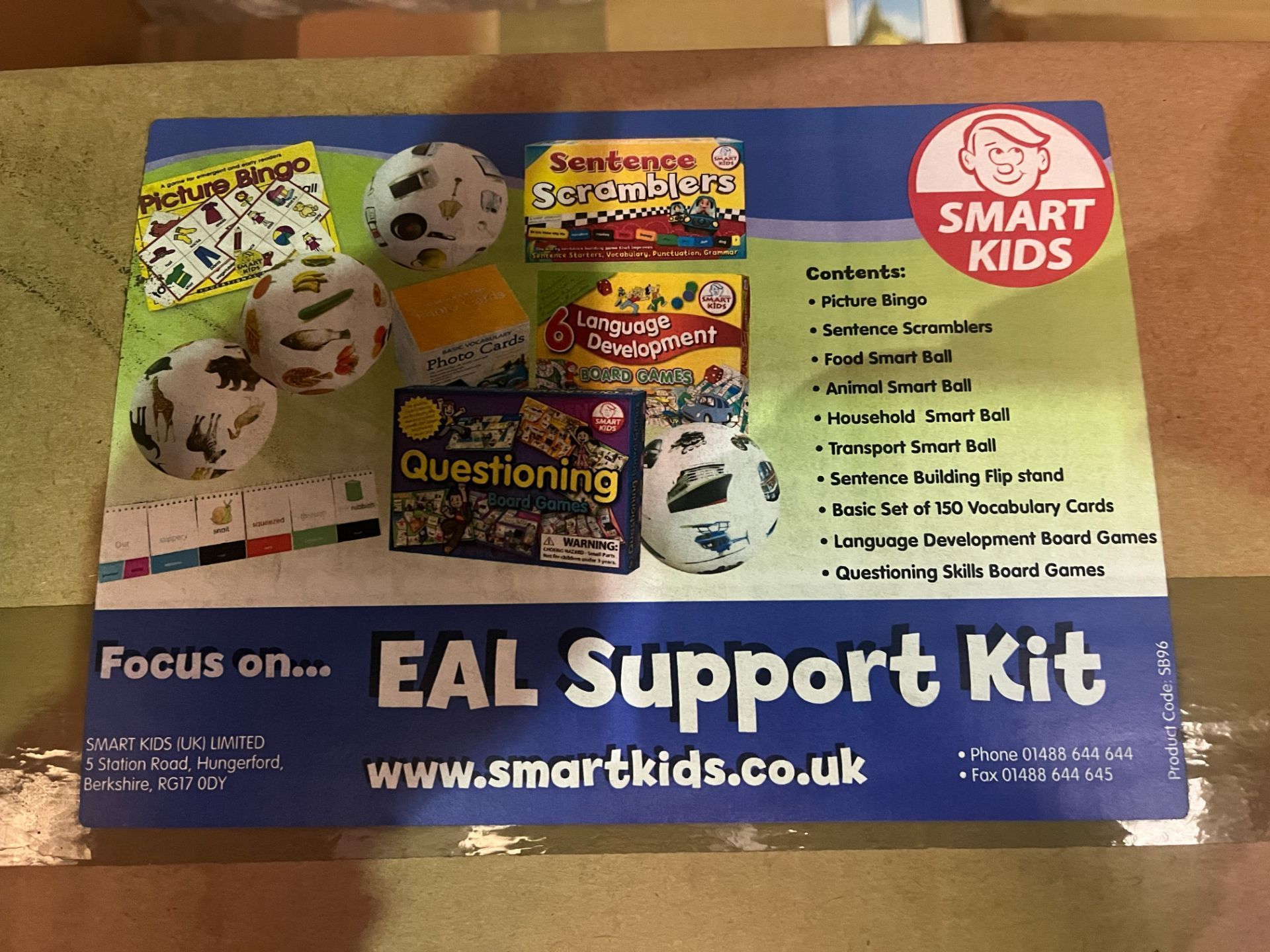 BRAND NEW SMART KIDS EAL SUPPORT KITS RRP £179 R4-8