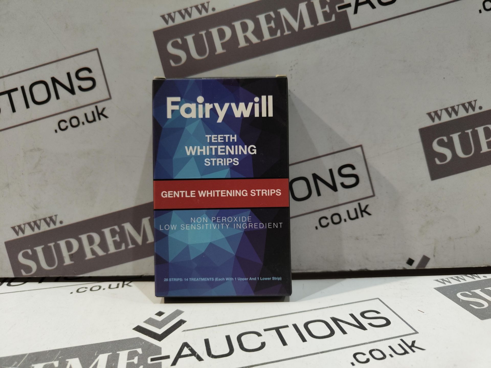 60 X BRAND NEW PACKS OF 28 FAIRYWILL TEETH WHITNING STRIPS RRP £18 EACH (EXP MAY 2023) R16-8