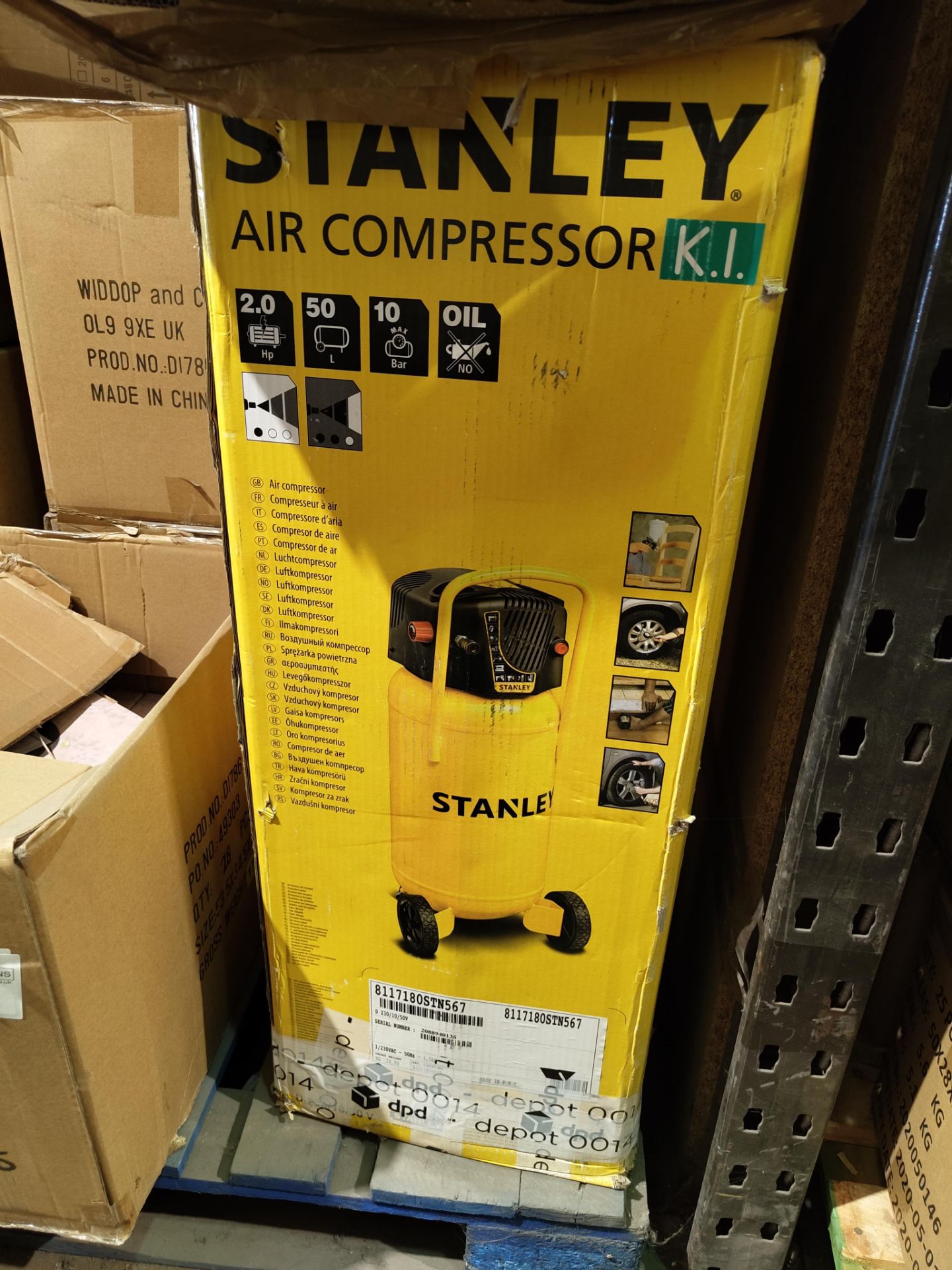 STANLEY 50L AIR COMPRESSOR R2-4