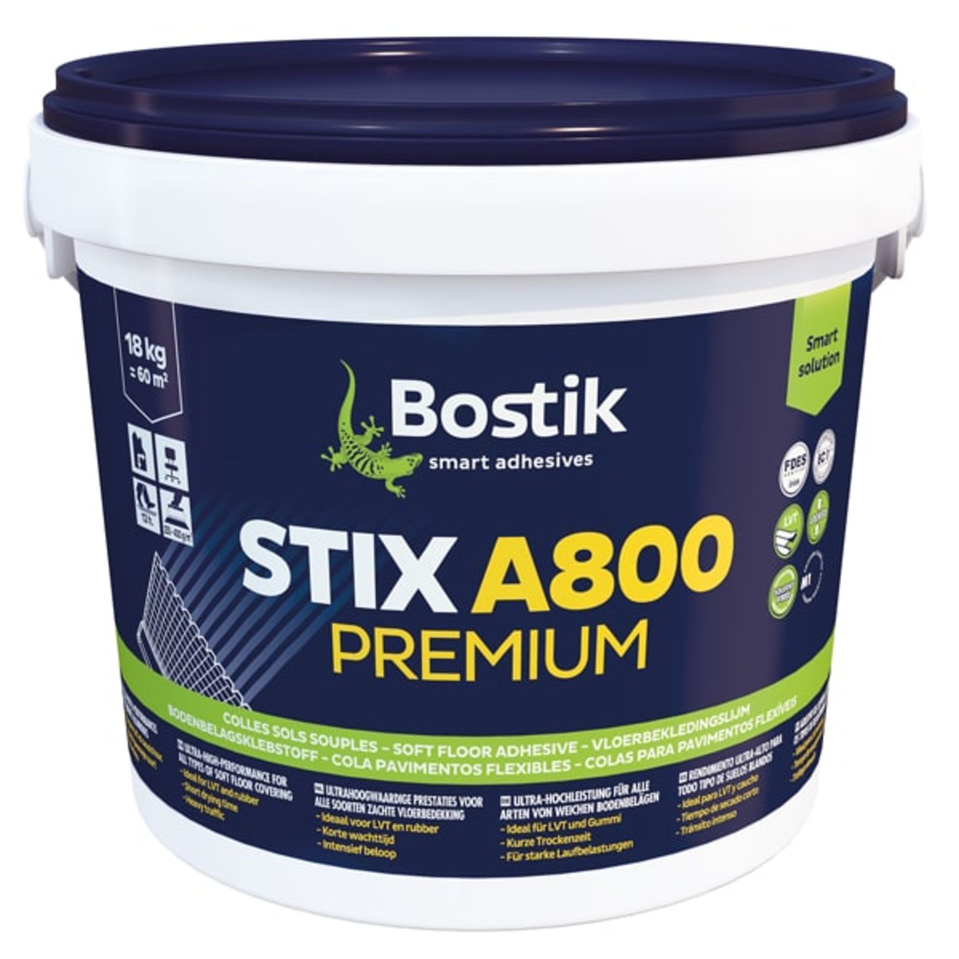 3 x New 18KG Tubs of Bostik Stix A800 Premium Ultra high performance acrylic adhesive for all