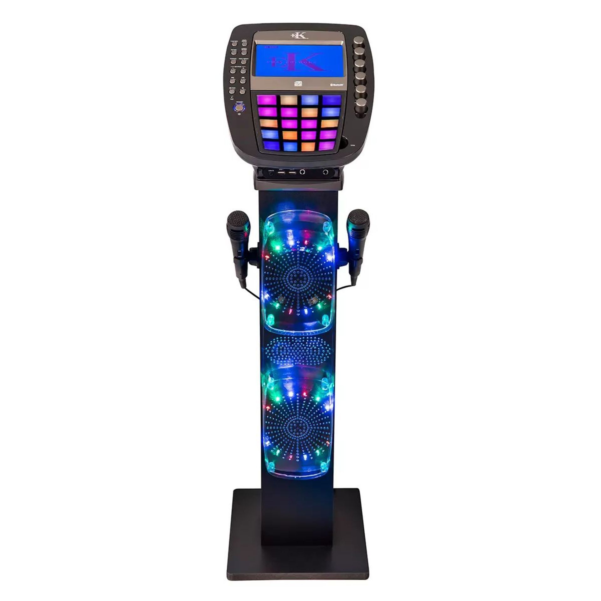 BRAND NEW EASY KARAOKE EKS878/7 6 SPEAKER BLUETOOTH KARAOKE MACHINE RRP £299 R3-2