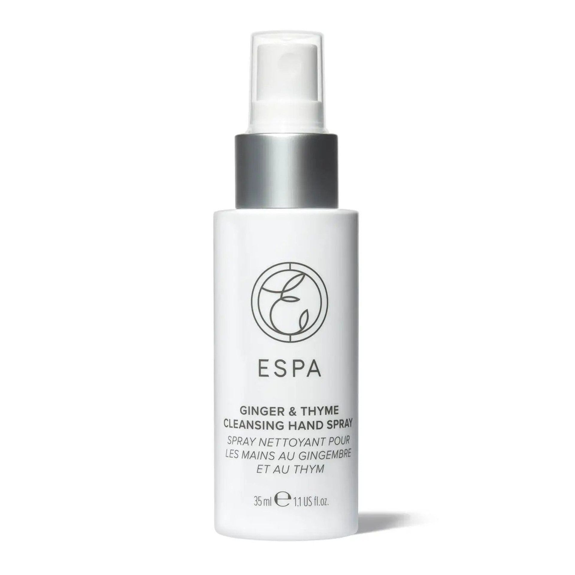 TRADE LOT TO CONTAIN 150x NEW ESPA Ginger & Thyme Cleansing Hand Spray 35ml. RRP £8 each. (EBR).