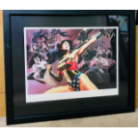 ALEX ROSS WONDERWOMAN ORIGINAL SIGNED PRINT LIMITED EDITION WITH A GALLERY PRICE OF £795 37 X 31