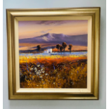 JOHN HORSEWELL ORIGINAL OIL PAINTING WITH A GALLERY PRICE OF £1500 31.5 X 31.5 INCHES