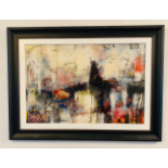 JOHN ELLIE MILAN ORIGINAL OIL PAINTING WITH A GALLERY PRICE OF £2200 45 X 43 INCHES