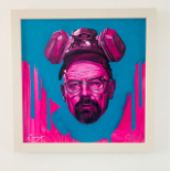 ZINSKY ORIGINAL WALTER WHITE OIL PAINTING WITH A GALLERY PRICE OF £3995 33 X 33 INCHES