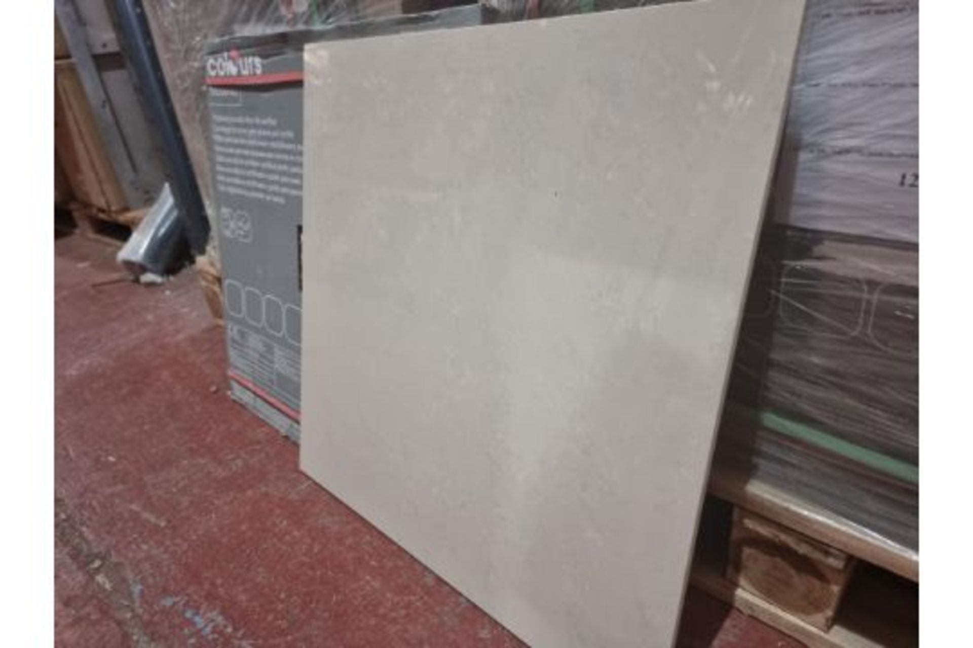 7 x Packs of Modenia Beige High Gloss Stone Effect Porcelain Wall & Floor Tiles. 600x600mm. 9mm - Image 2 of 3