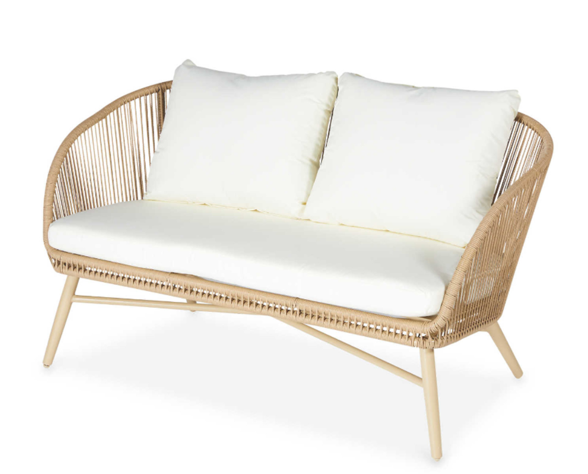 Rope Effect Furniture Set. Enjoy those lazy days in the garden with this comfortable and stylish - Image 3 of 5