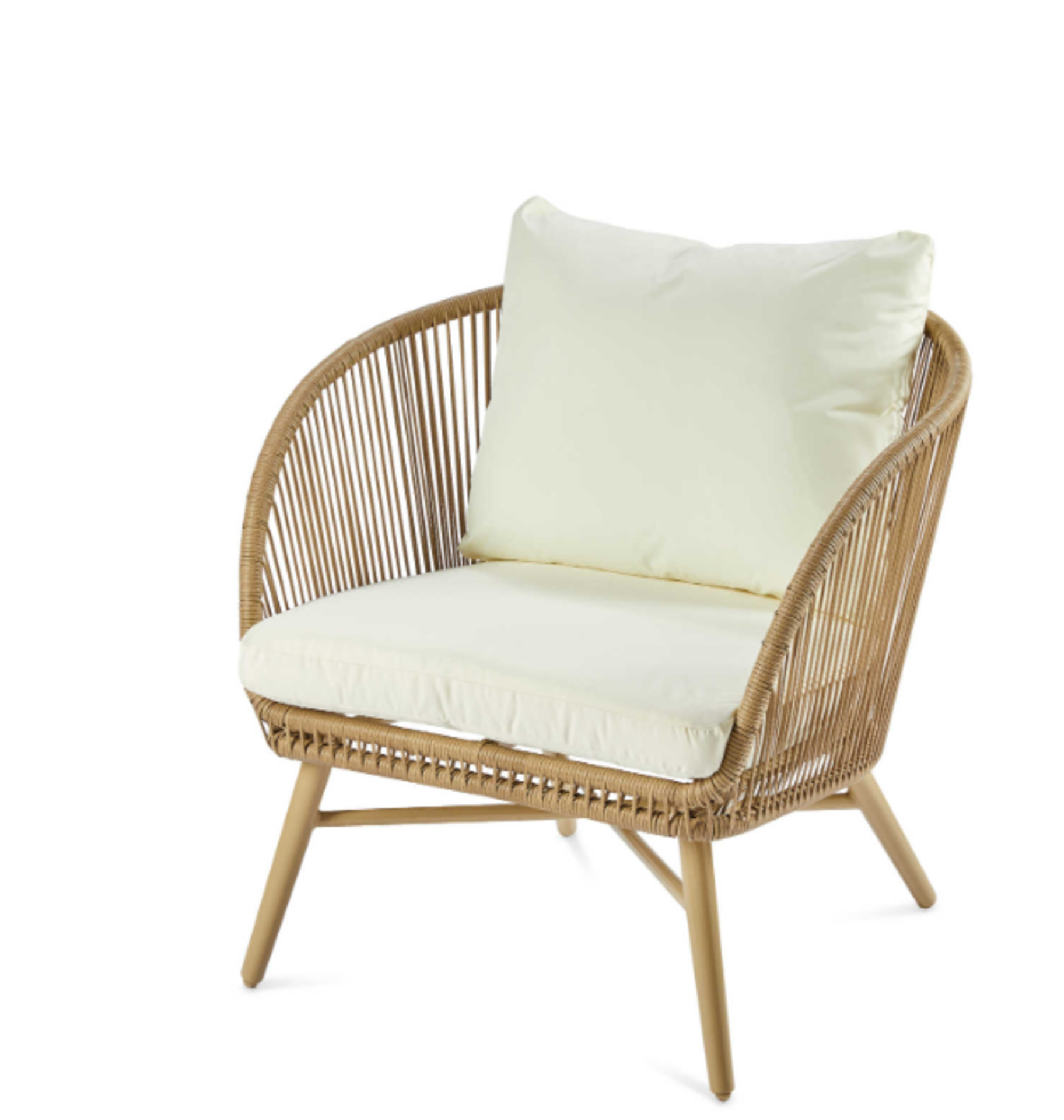 Rope Effect Furniture Set. Enjoy those lazy days in the garden with this comfortable and stylish - Image 5 of 5