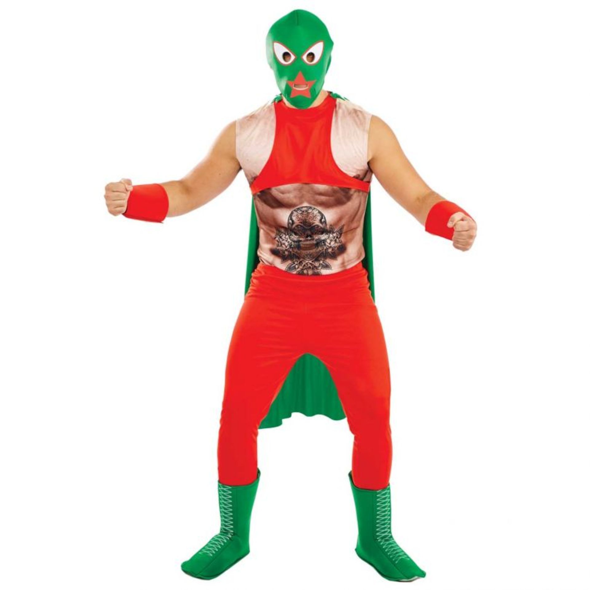 15 X BRAND NEW MEXICAN WRESTLER FANCY DRESS COSTUMES IN VARIOUS SIZES R10-12