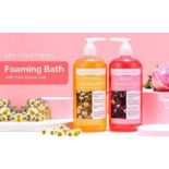 10 X NEW SEALED SETS OF 2 -755ml Rose and Chamomile Foaming Bath. (SPA-EBS-02) ?? Long-lasting