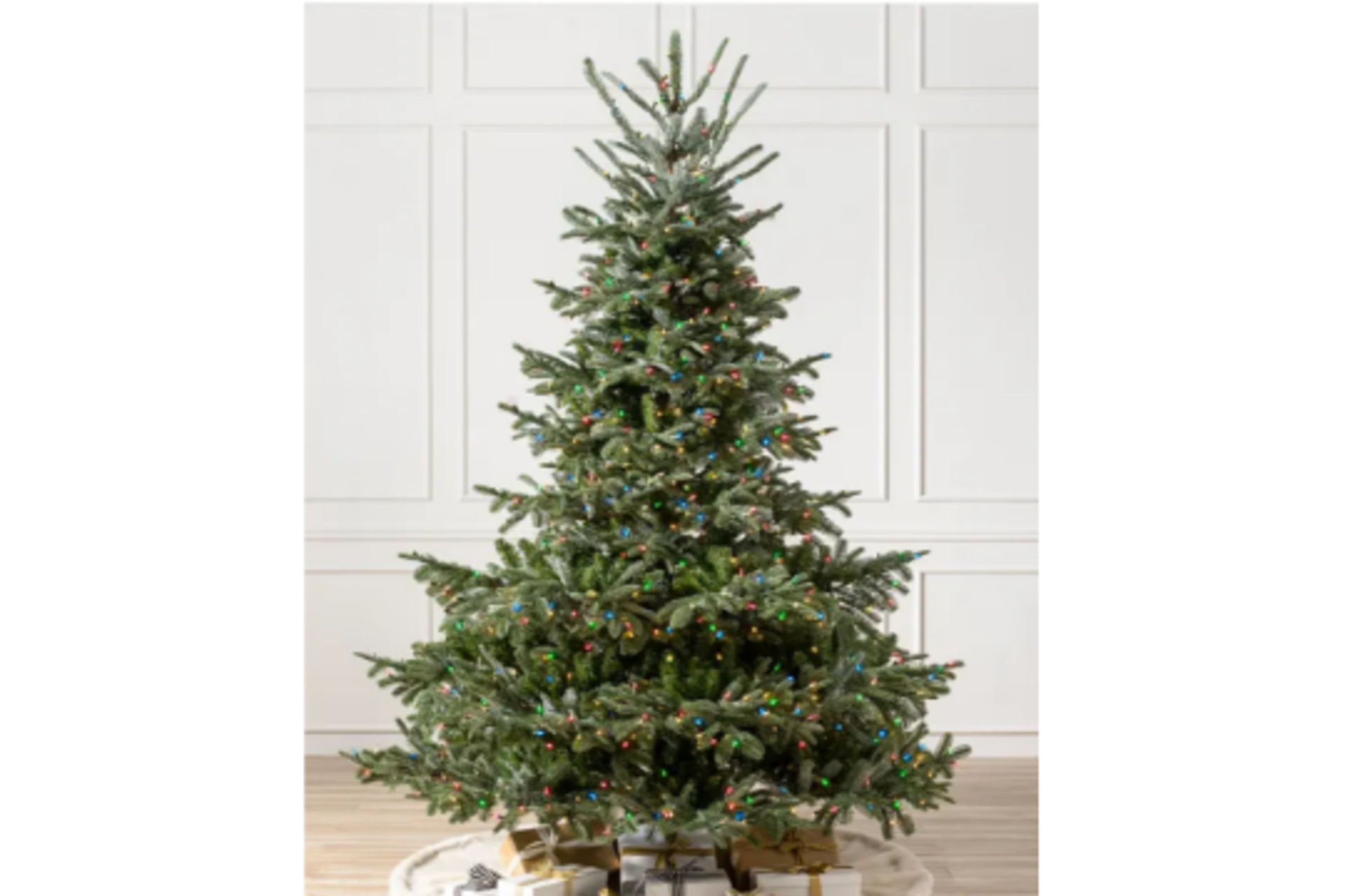 BH (The worlds leading Christmas Trees) European Fir 6.5ft with LED Colour Clear Lights.- BI. RRP £