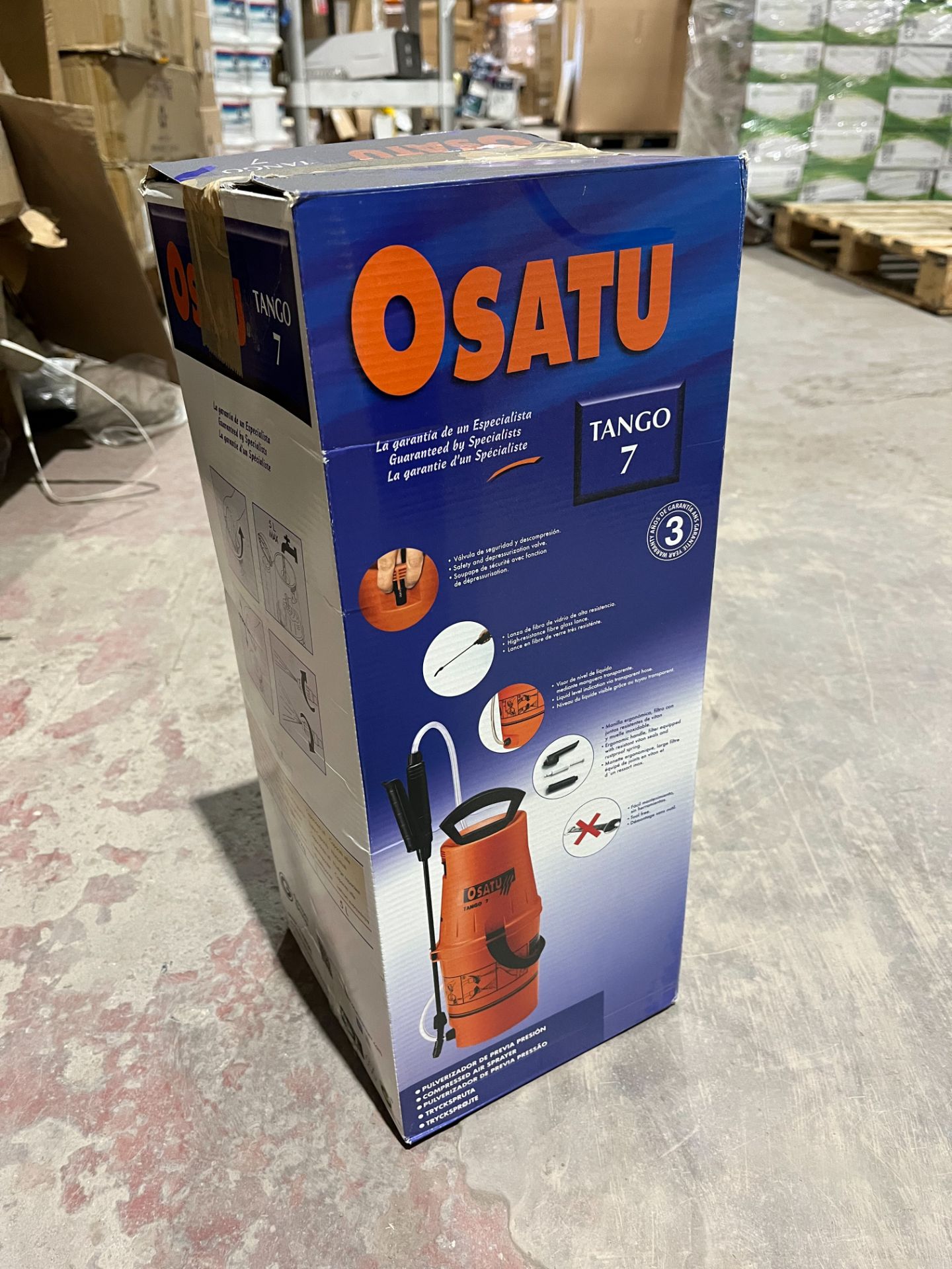 5 X BRAND NEW OSATU 5L TANGO COMPRESSION SPRAYERS R6-4