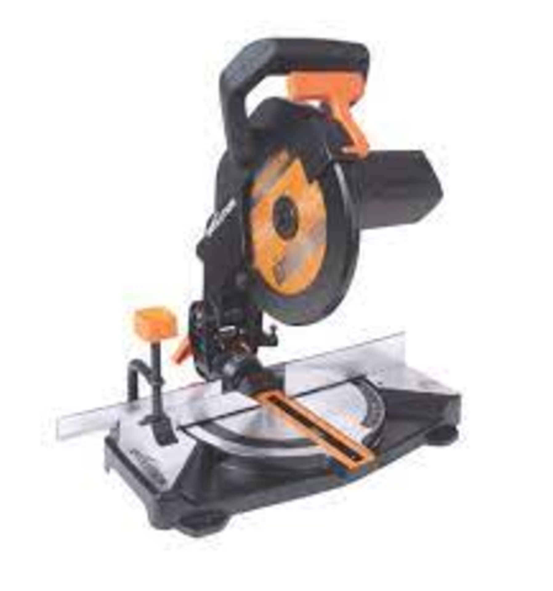 EVOLUTION R210CMS 210MM ELECTRIC SINGLE-BEVEL MULTI MATERIAL COMPOUND MITRE SAW 220-240V. - P2.