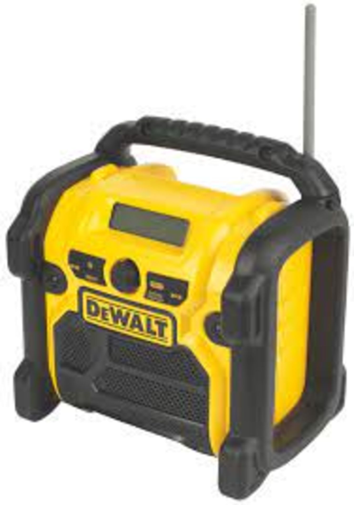 DCR021 10.8/14.4/18V LI-ION XR DAB+ / FM SITE RADIO. - P2. RRP £189.99. Cordless, compact and robust