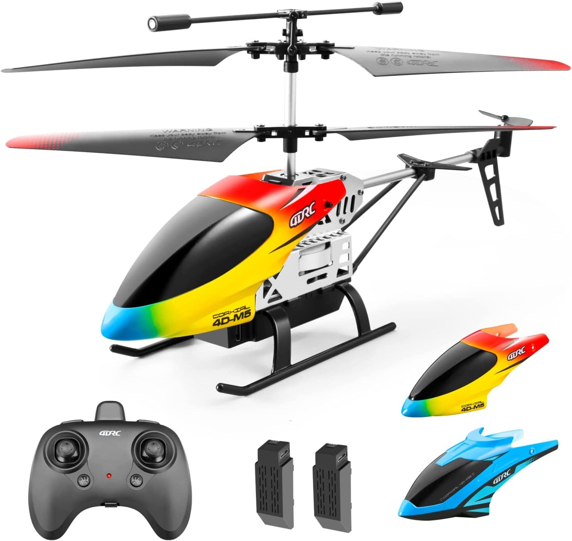 4 x 4DRC M5 Remote Control Helicopter Altitude Hold RC Helicopters with Gyro for Adult Kid