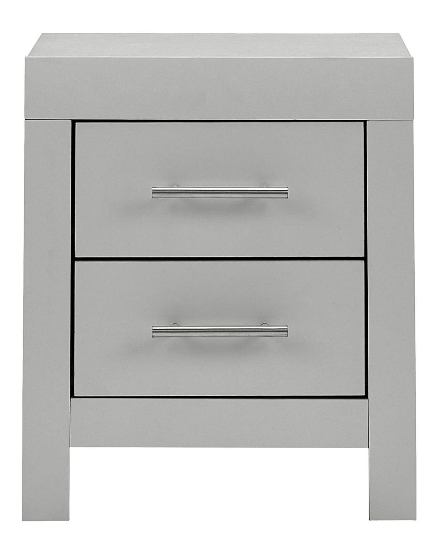 Dakota 2 Drawer Bedside Cabinet. RRP £109.00. The Bedside Table consists of two drawers to keep