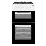 Beko KDG581W Freestanding Gas Cooker with Gas Grill - White. RRP £699.99. Cooking for your family is