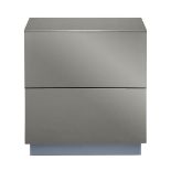 Allure High Gloss 2 Drawer Bedside Table. RRP £119.00. the Allure High Gloss Bedroom Range is