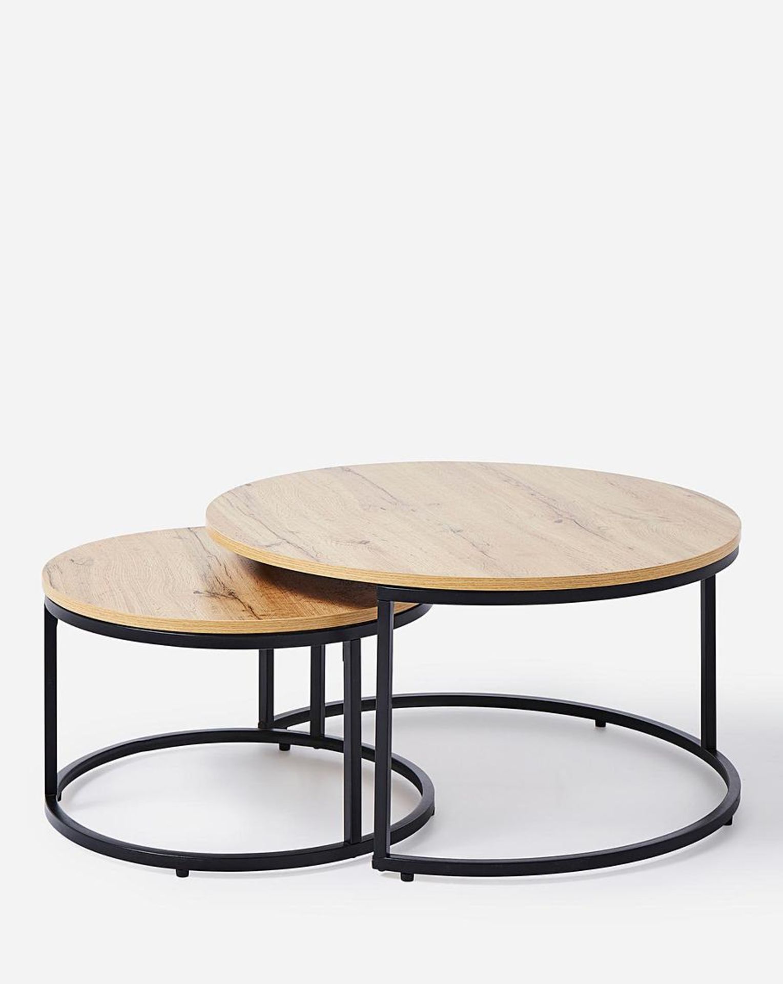 Shoreditch Nest of 2 Coffee Tables. RRP £219.00. Made from durable materials, this range has a