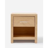 Dakota Side Table. The Side Table consists of one drawer and an open shelf to keep all your