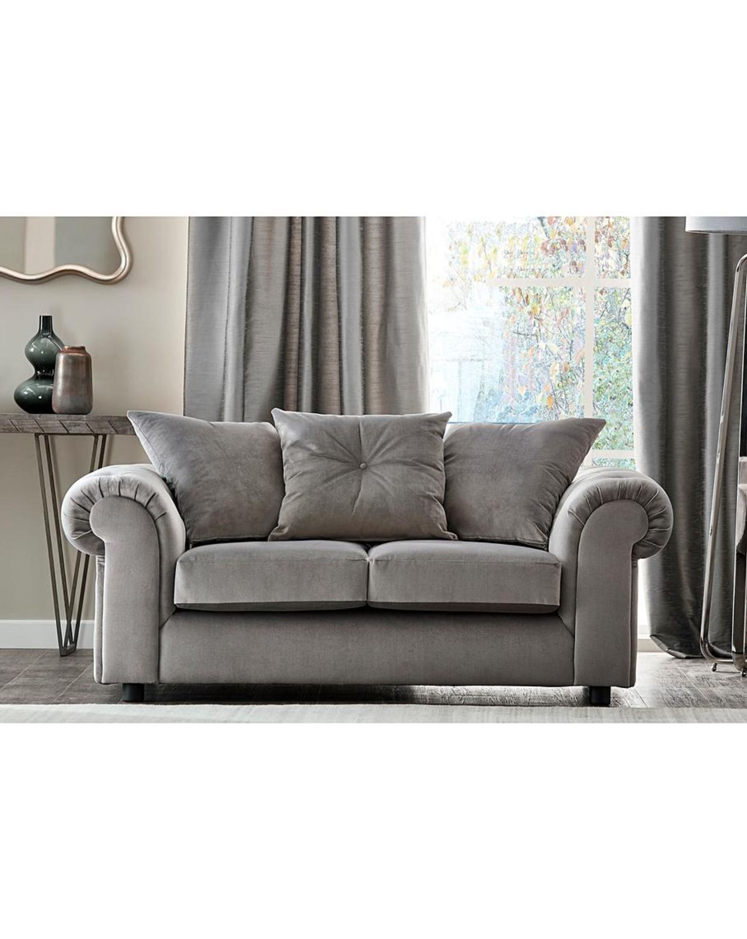 Derby 2 Seater Sofa. RRP £699.00. Discover maximum comfort and luxury with this gorgeous foam-filled - Image 2 of 3