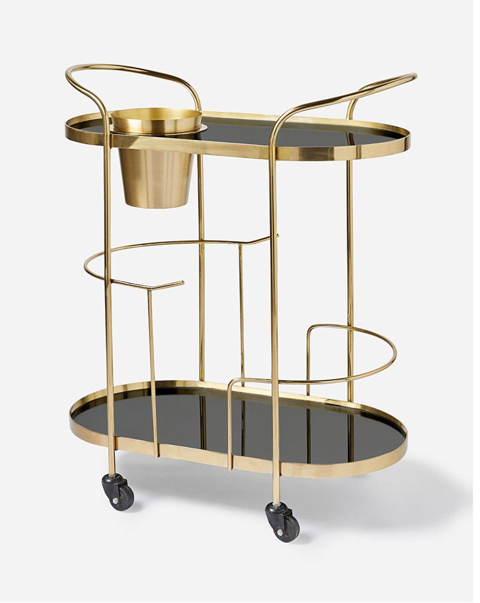 Archer Drinks Trolley with Wine Bucket. RRP £239.99. Keep your living area up to date and fresh with