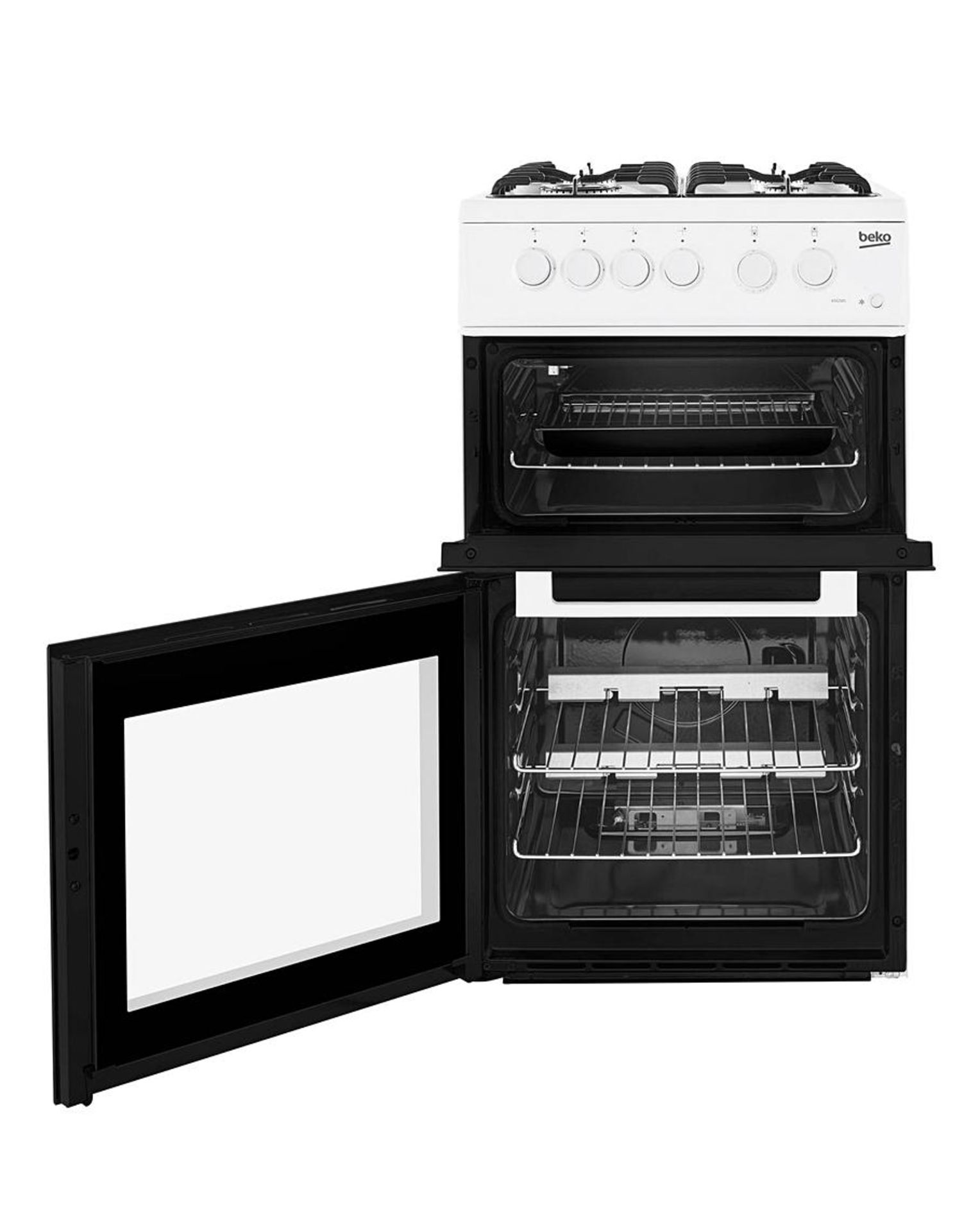 Beko KDG581W Freestanding Gas Cooker with Gas Grill - White. RRP £699.99. Cooking for your family is - Image 2 of 2