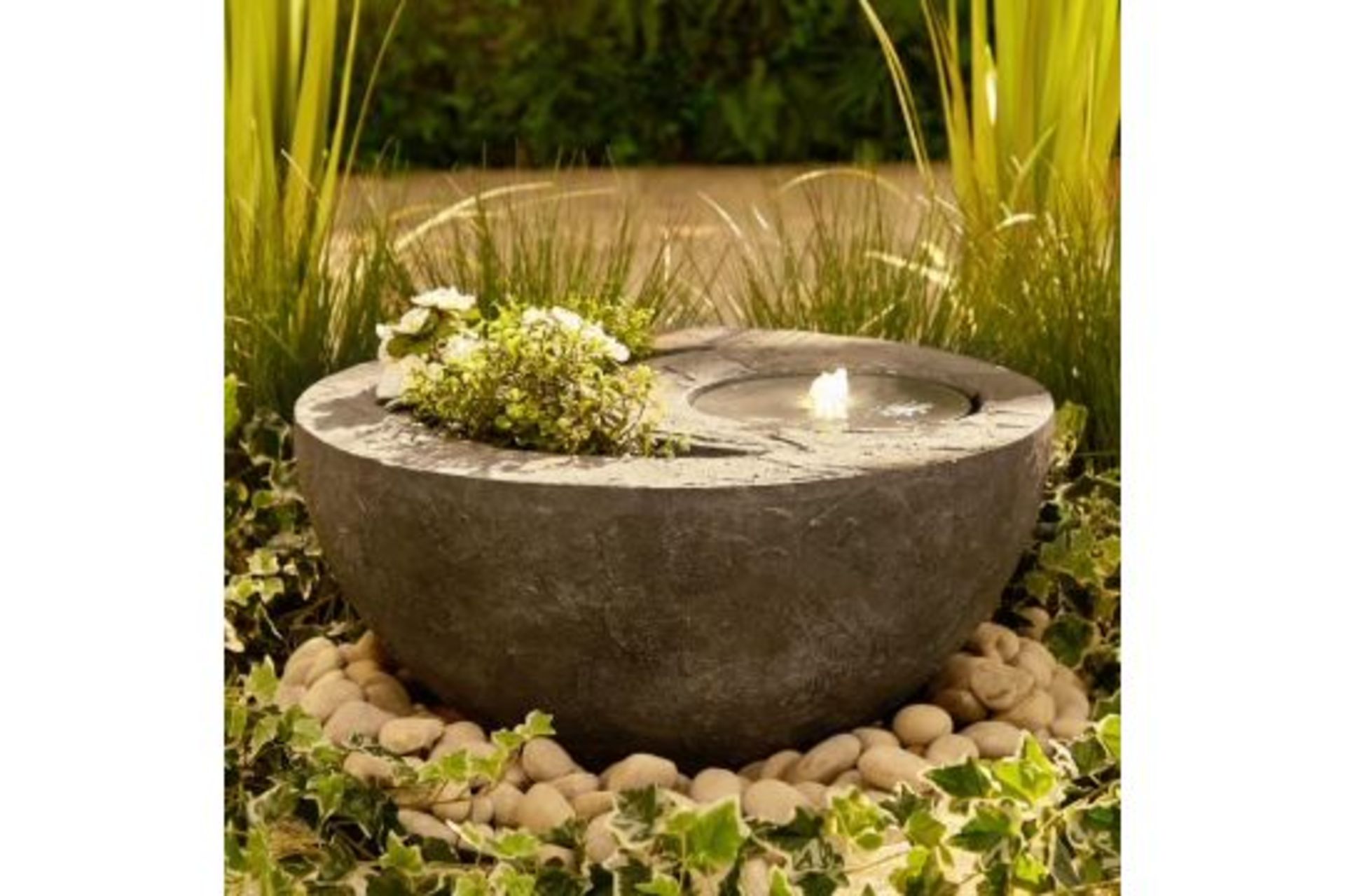 New & Boxed Dual Water Feature and Planter. RRP £299.99 (REF726) - Garden Bowl Design Planter, - Image 5 of 5