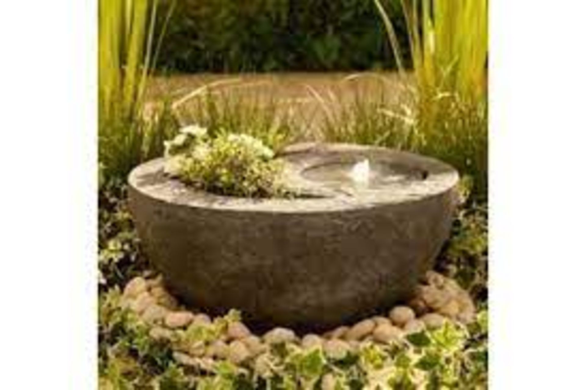New & Boxed Dual Water Feature and Planter. RRP £299.99 (REF726) - Garden Bowl Design Planter,