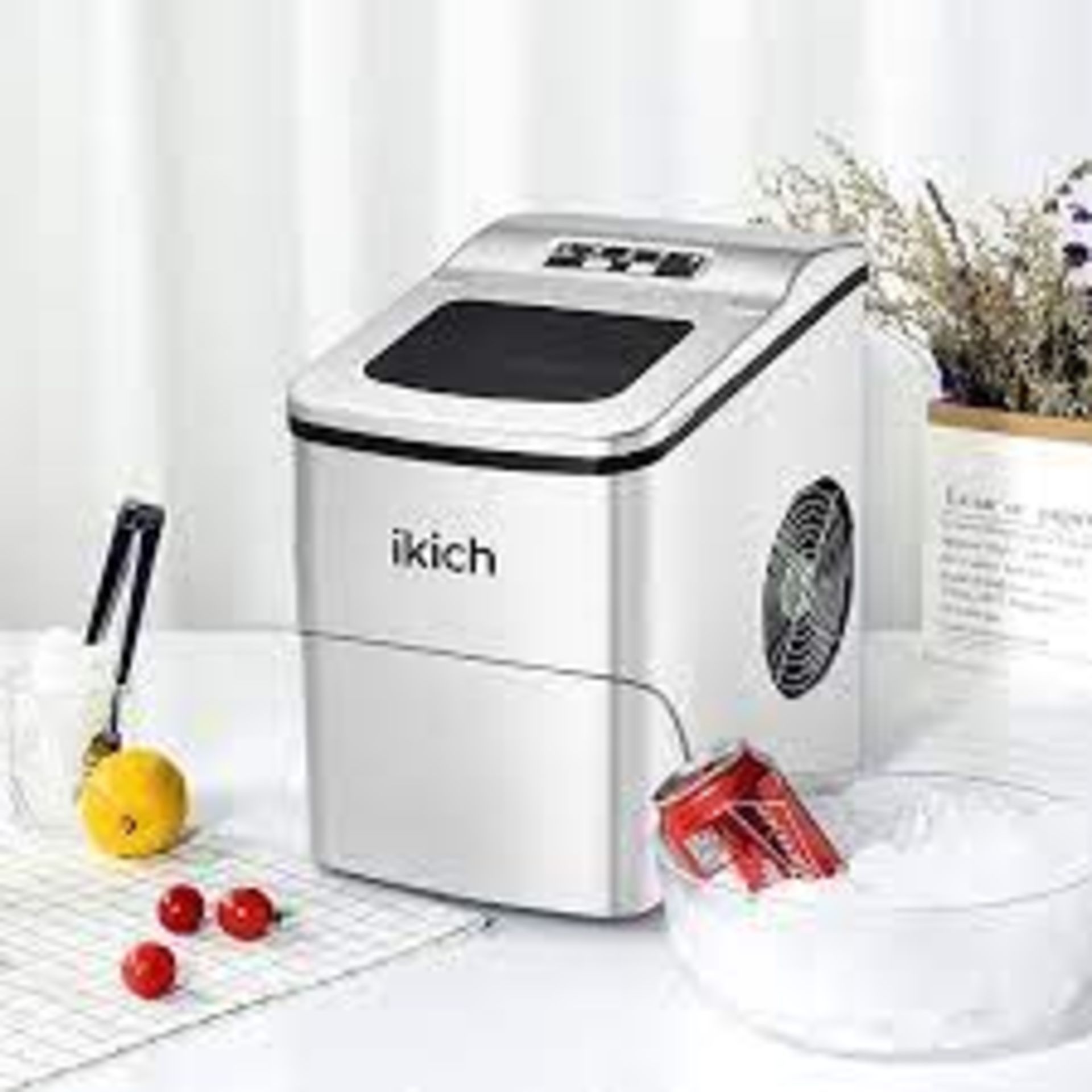 BRAND NEW iKich Portable Ice Maker Machine for Countertop 2L RRP £159 APW