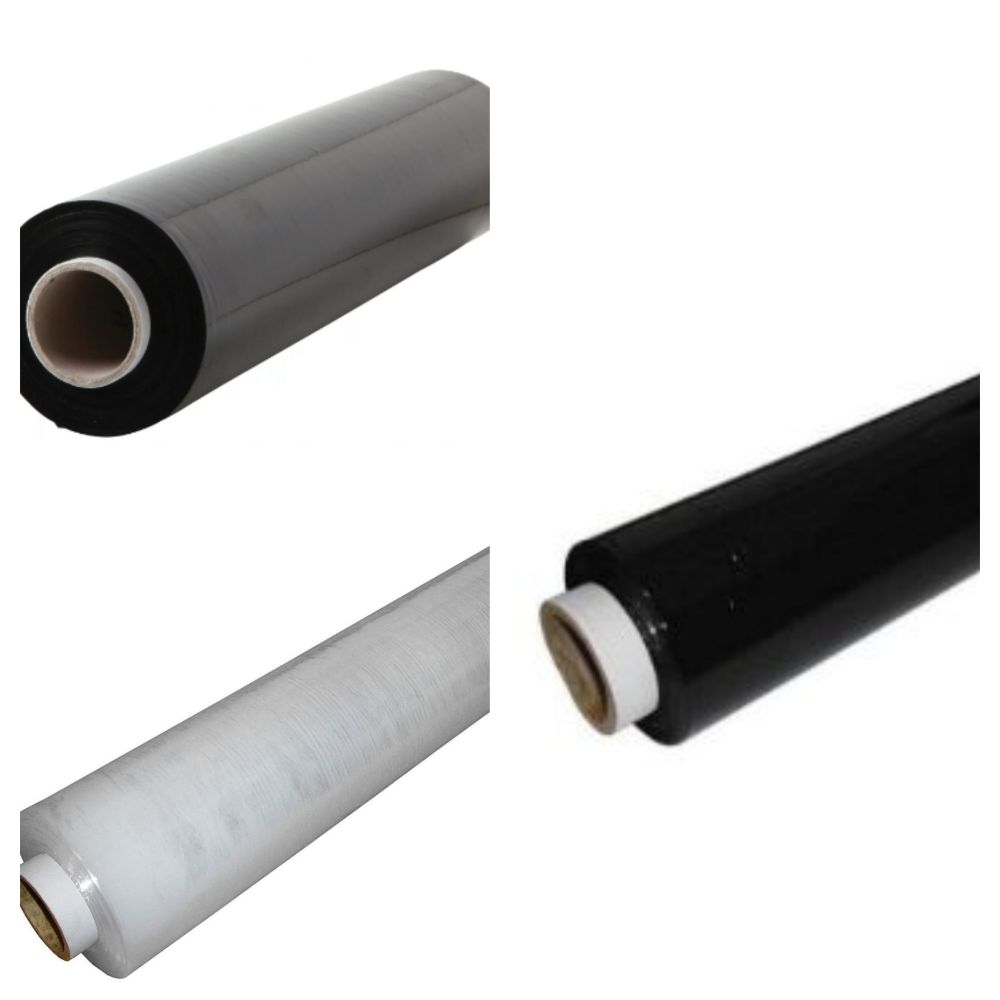 Trade & Pallet Lots of Black & Clear Pallet Wrap - Delivery Available!