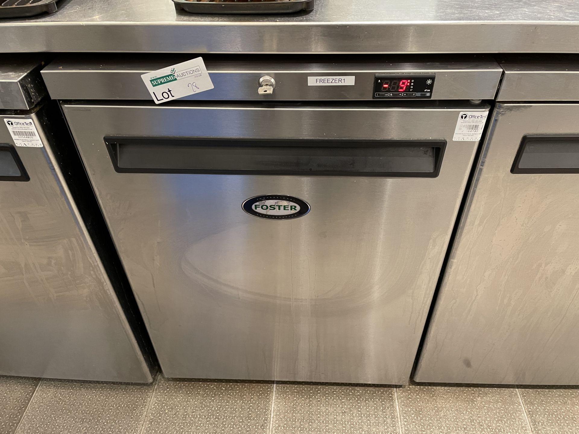 FOSTER REFRIDGERATION STAINLESS STEEL FREEZER