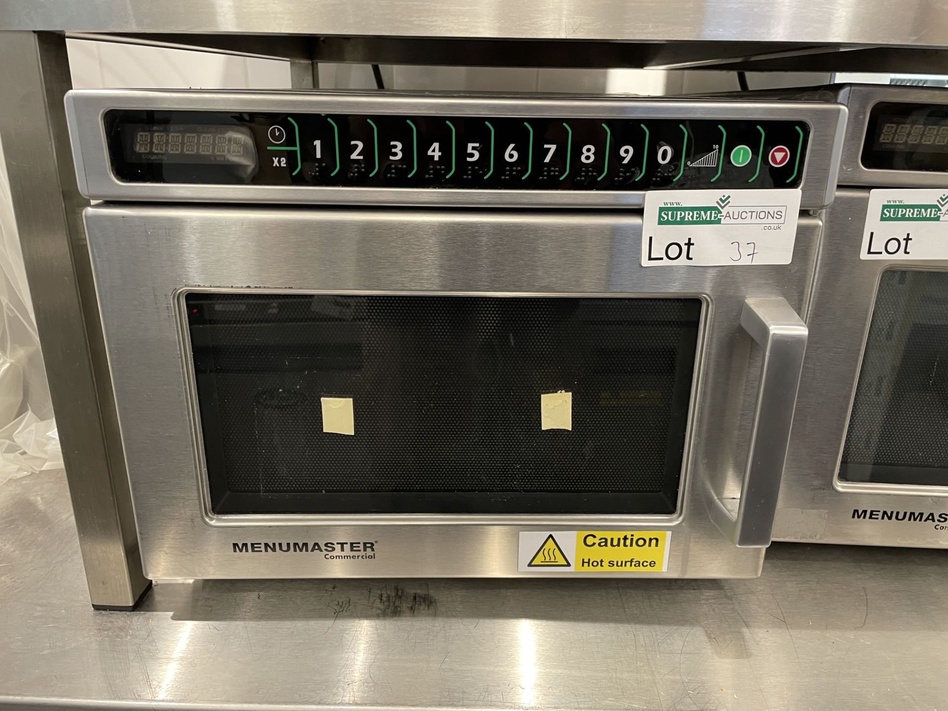 STAINLESS STEEL MENU MASTER COMMERCIAL MICROWAVE