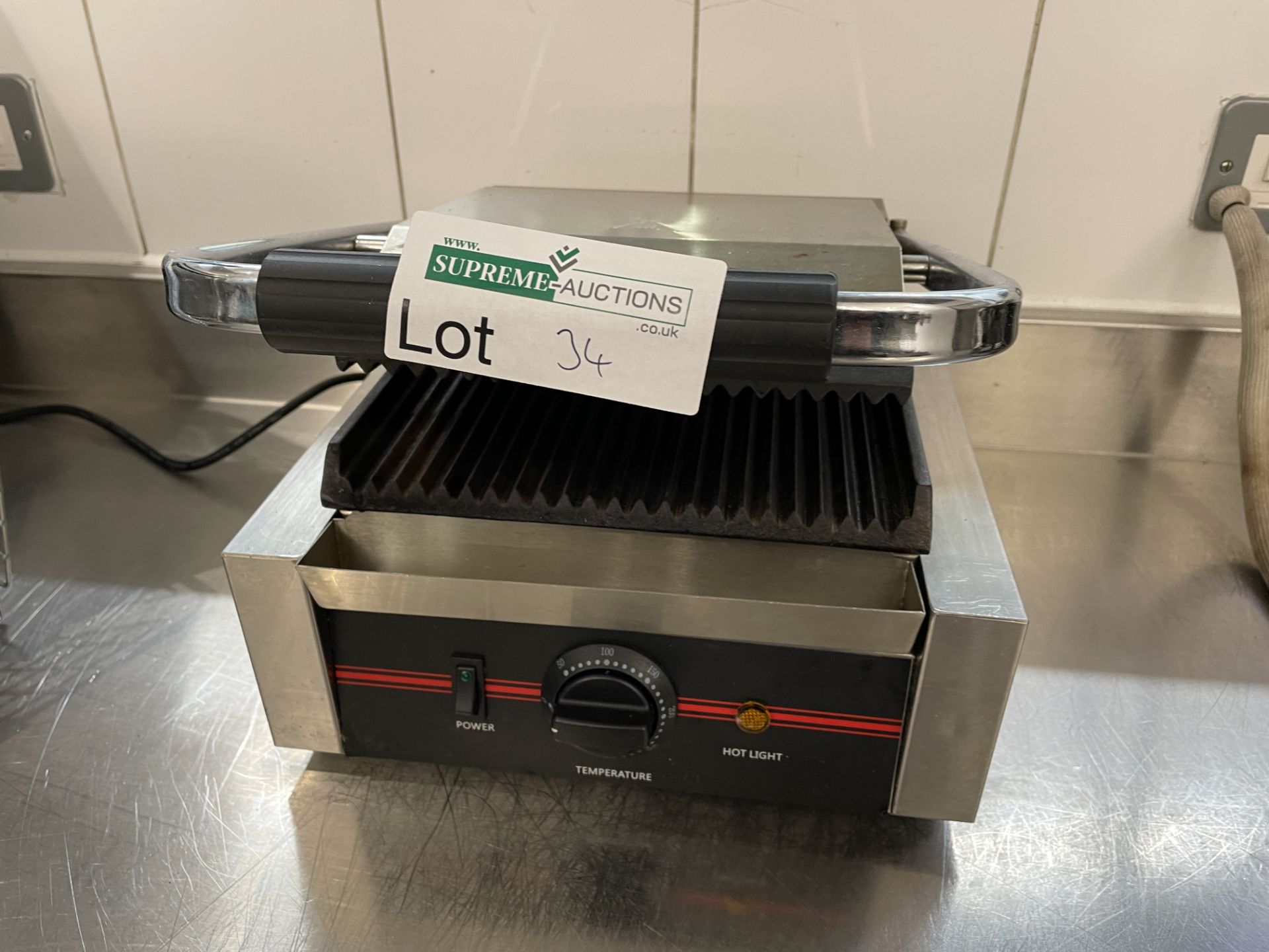 STAINLESS STEEL PANINI MAKER