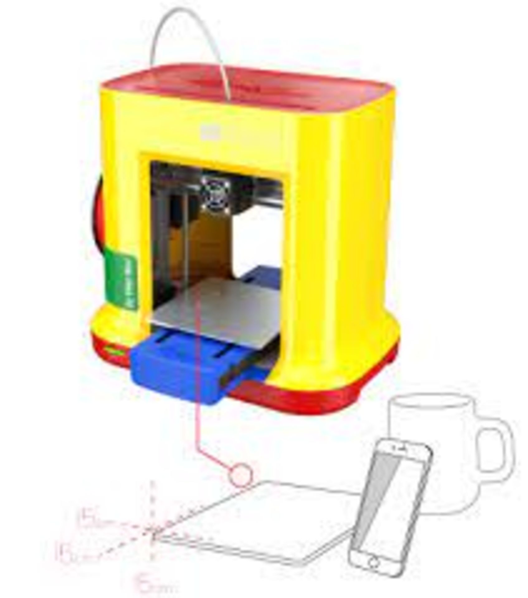 New & Boxed XYZ da Vinci MiniMaker. RRP £314. The Da Vinci MiniMaker 3D printer is XYZ printings - Image 2 of 5