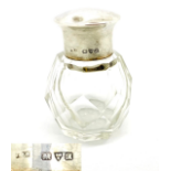 Silver Dressing Perfume Bottle With Stopper Hallmarked Chester 1912