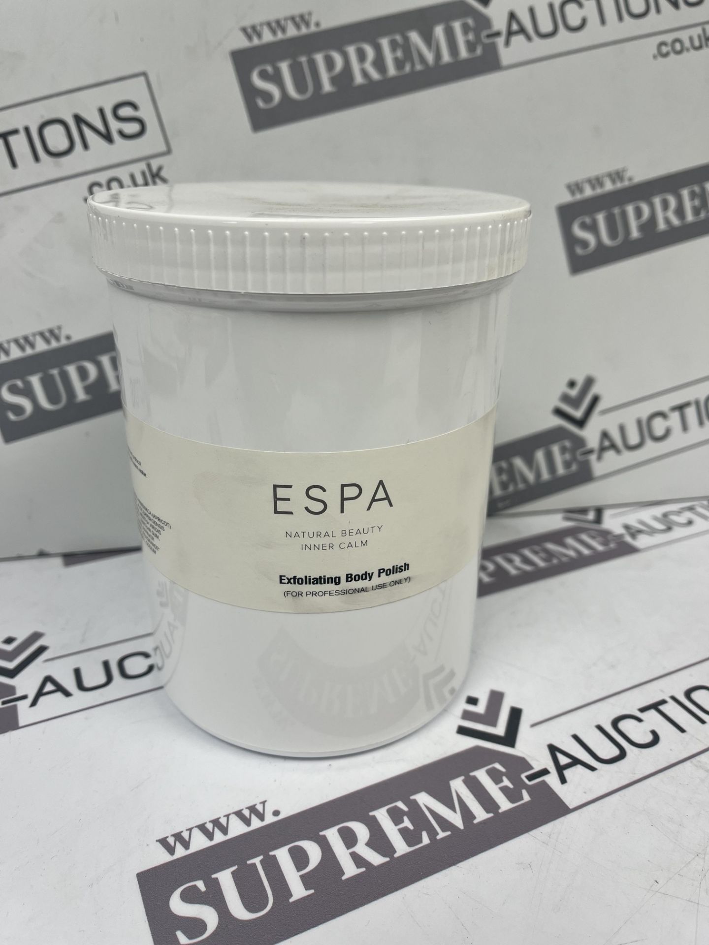 TRADE LOT TO CONTAIN 5x NEW ESPA (Professional) Exfoliating Body Polish 1000ml. RRP £200 Each. (