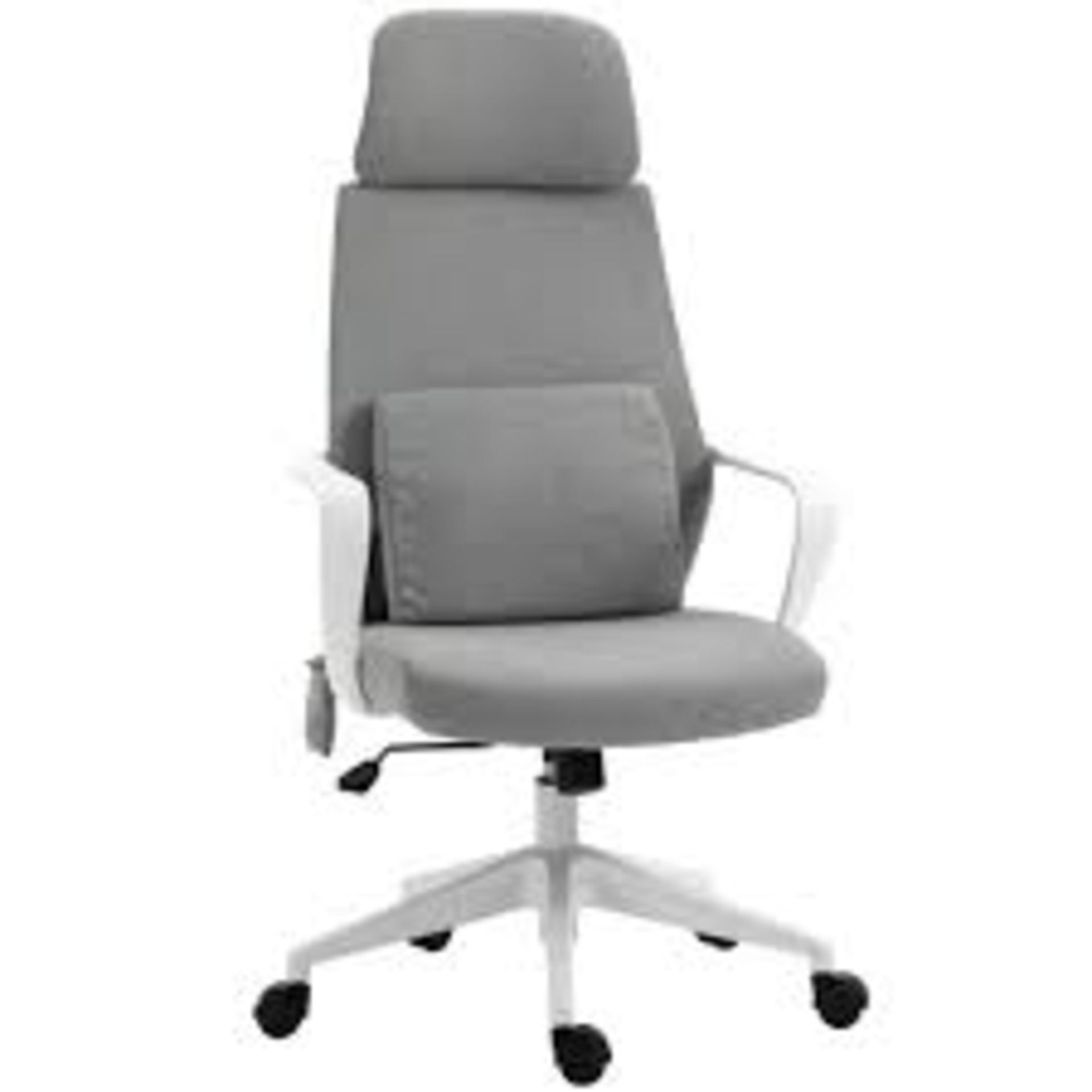 Vinsetto Massage Office Chair with 2 Points Lumbar Support, Adjustable Headrest, Swivel Wheels,