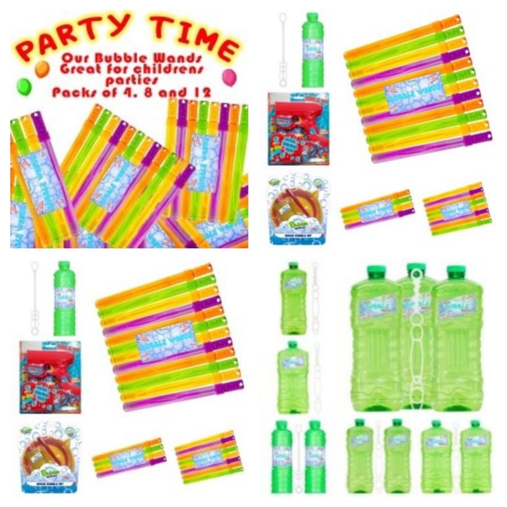 Liquidation Sale of 11443 packs Kids Bubble wands, concentrated bubbles solution and guns in various sizes . RRP £98K. Delivery and Collection