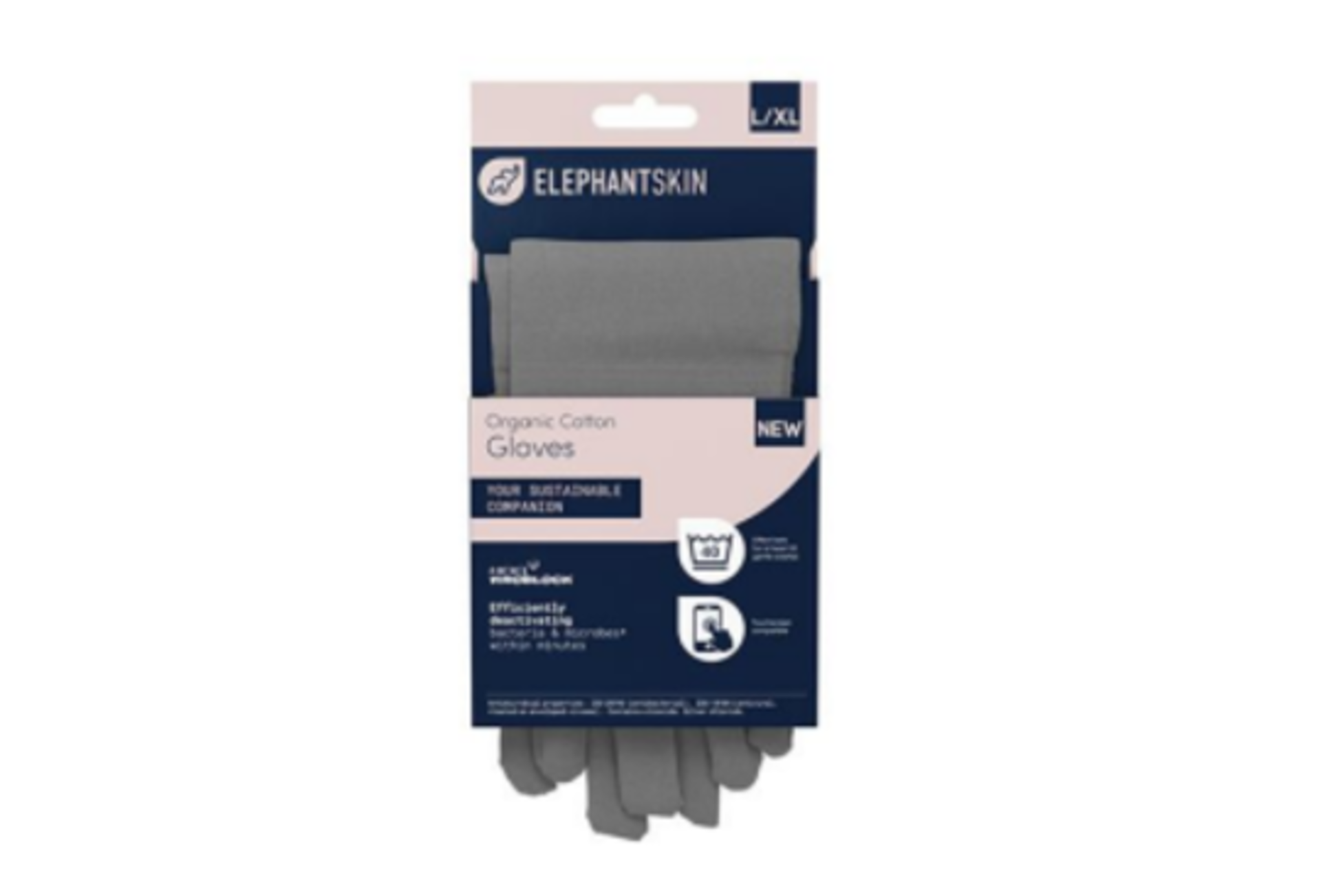 50 X BRAND NEW ELEPHANTSKIN ANTIBACTERIAL GLOVES SIZE L/XL (COLOURS MAY VARY) - Image 2 of 2